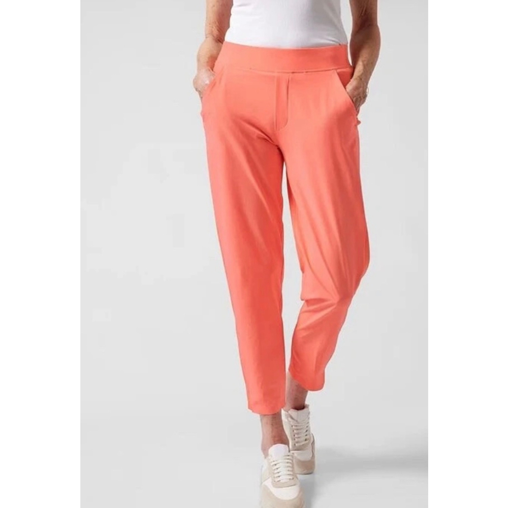 Athleta Brooklyn ankle pants in sunset glow size 4